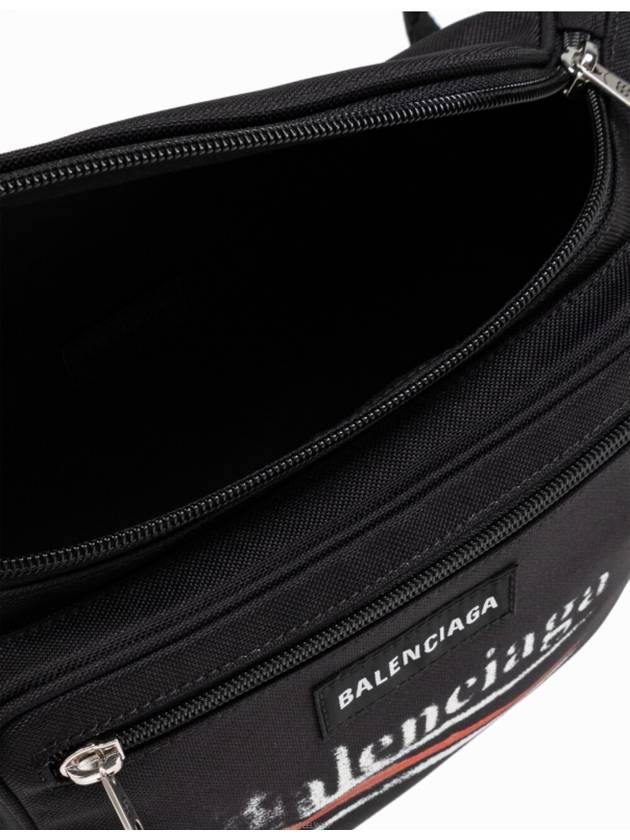 Balenciaga Belt Bag With Printed Logo Men s Black - BALENCIAGA - BALAAN 6