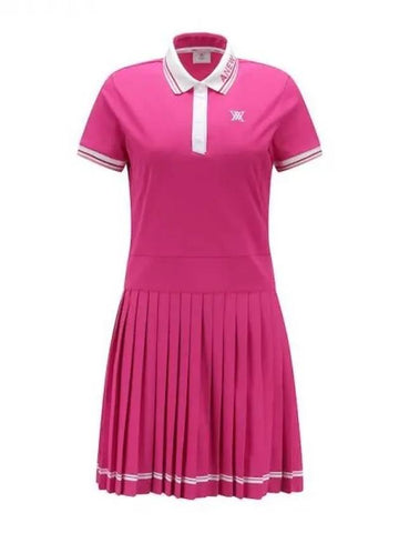 Annew Women s Pleated Skirt Pique One Piece HP Domestic Product GQCY23042597500 - ANEWGOLF - BALAAN 1