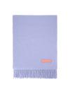 Wool Fringe Muffler Lilac Purple - ACNE STUDIOS - BALAAN 1