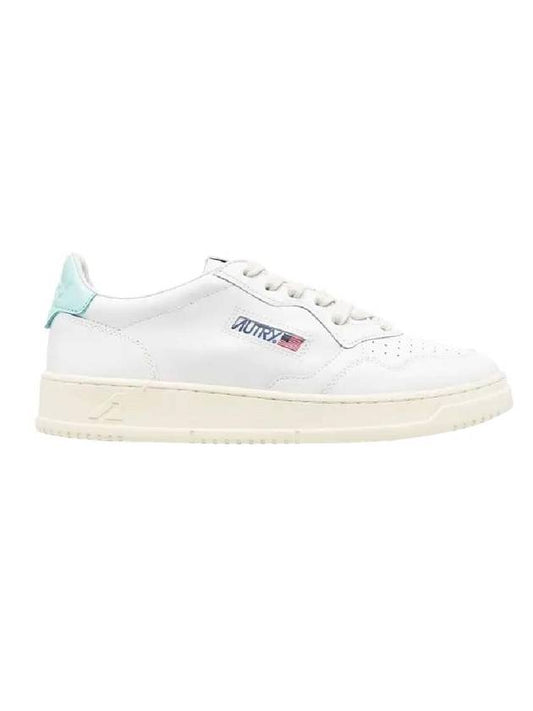 Men's Medalist Leather Low Top Sneakers White - AUTRY - BALAAN 1