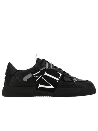 VLTN Low Top Sneakers Black - VALENTINO - BALAAN 2