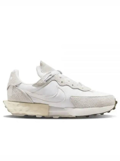 Women's Fontaka Waffle Low Top Sneakers White Phantom - NIKE - BALAAN 2