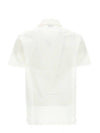 Embroidered Logo Polo Shirt White - VERSACE - BALAAN 3