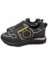 Ferragamo gold fabric sneakers 0742110 - SALVATORE FERRAGAMO - BALAAN 2