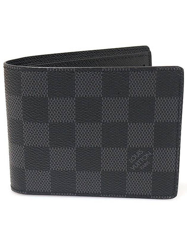 N63261 Damier Graphite Canvas Slender Wallet Half - LOUIS VUITTON - BALAAN 1