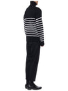 Men's Wool Straight Pants Black - AMI - BALAAN 7