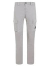 Stretch Sateen Ergonomic Lens Cargo Straight Pants Grey - CP COMPANY - BALAAN 2