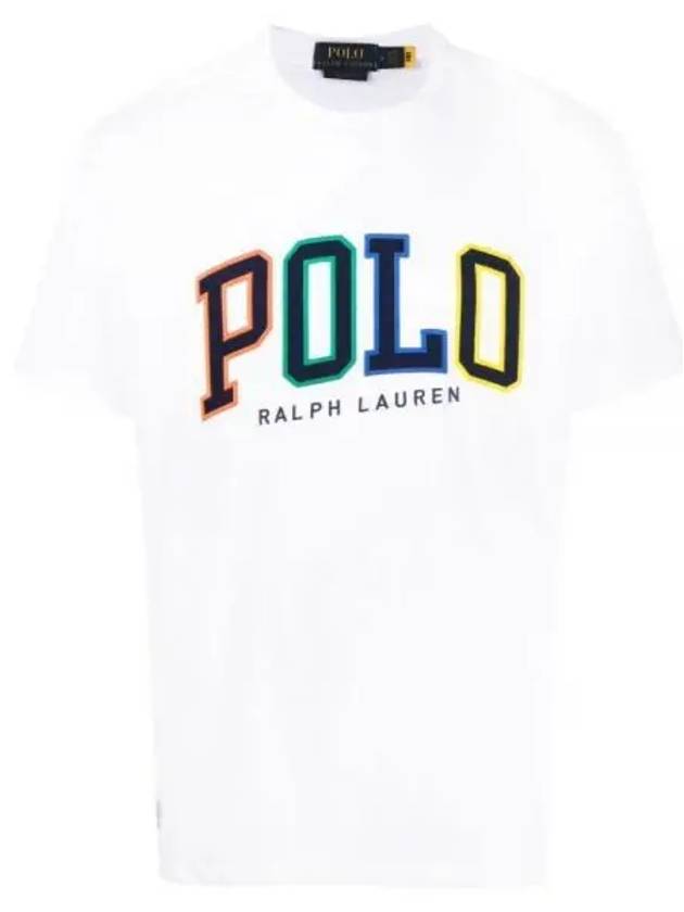 Embroidered Logo Short Sleeve T-Shirt White - POLO RALPH LAUREN - BALAAN 2