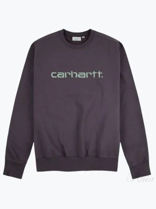 Logo Print Sweatshirt Dark Brown - CARHARTT WIP - BALAAN 2