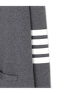 Milano Stitch 4-Bar Cardigan Medium Grey - THOM BROWNE - BALAAN 7