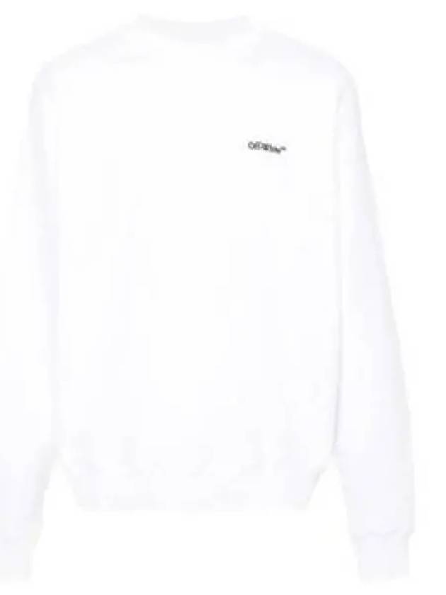 Hooded Sweatshirt OMBA054S24FLE001 0110 White - OFF WHITE - BALAAN 2