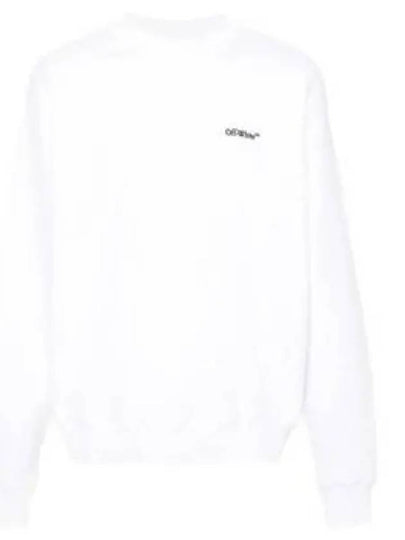 Embroidered Logo Sweatshirt White - OFF WHITE - BALAAN 2