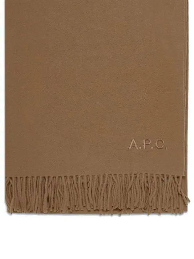 Ambroise Embroidered Muffler Camel - A.P.C. - BALAAN 2