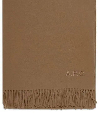 Ambroise Embroidered Muffler Camel - A.P.C. - BALAAN 2