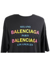 Rainbow logo short sleeve t shirt S - BALENCIAGA - BALAAN 2