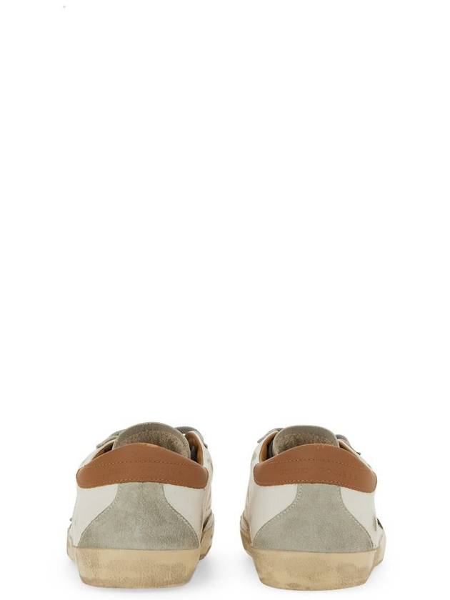 Brown Tab Superstar Classic Low Top Sneakers White - GOLDEN GOOSE - BALAAN 6