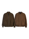 Thule Cotton Reversible Bomber Jacket Dark Khaki Desert Mist - LORO PIANA - BALAAN 2