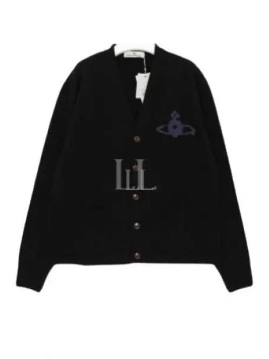 Alex Sphere Intarsia Cardigan Black - VIVIENNE WESTWOOD - BALAAN 2