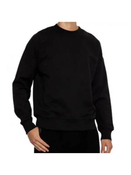 Men's Logo Embroidery Sweatshirt Black - DIESEL - BALAAN 1