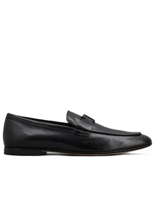 Men's T Timeless Leather Loafers Black - TOD'S - BALAAN 2