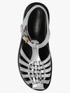 Mirror Leather Fisherman Sandals Silver - MARNI - BALAAN 7