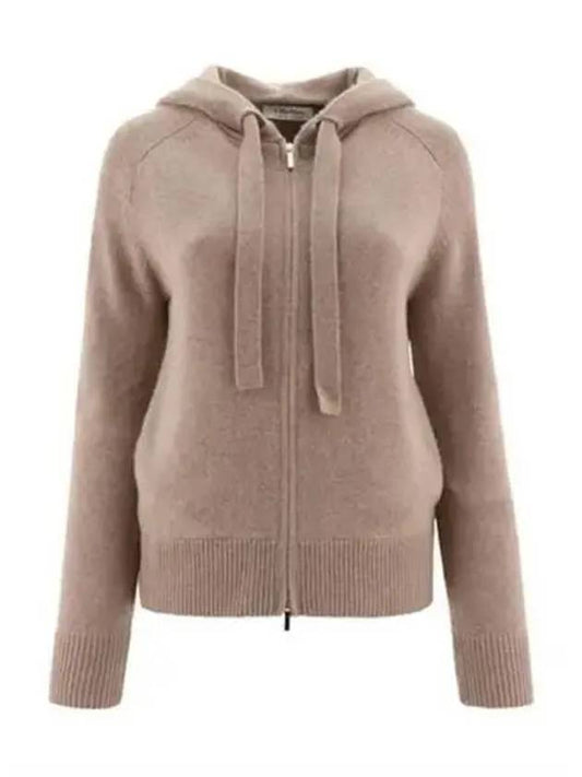 Uber Towl Hooded Zip Up Knit 270848 - MAX MARA - BALAAN 1