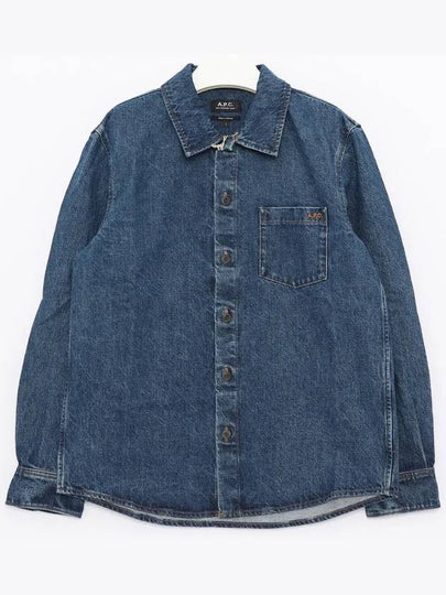 Vittorio Denim Oversized Shirt Blue - A.P.C. - BALAAN 2