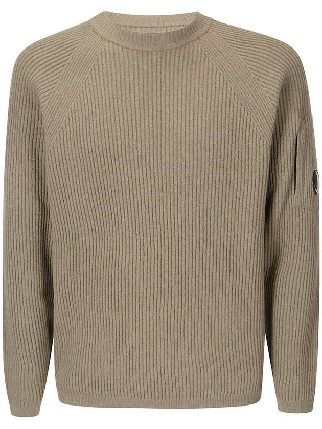 C.P. Company Lambswool Grs Crew Neck Full Knit Clothing - CP COMPANY - BALAAN 1