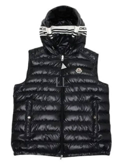 Klai logo patch down vest black - MONCLER - BALAAN 2