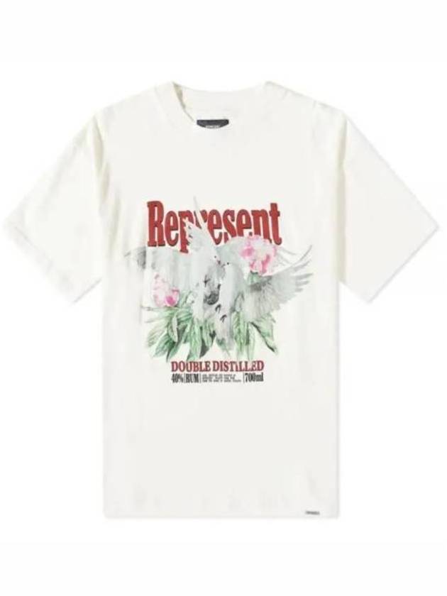 Representant Short Sleeve T Shirt M05236 72 FLAT WHITE - REPRESENT - BALAAN 1