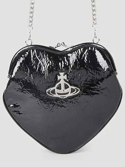 Belle Heart Frame Cross Bag Black - VIVIENNE WESTWOOD - BALAAN 2