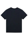 One Point Round T-Shirt 9404LZSRNAVY - BLACK&WHITE - BALAAN 2