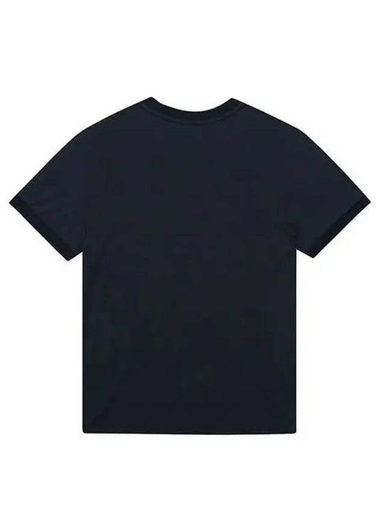 One Point Round T-Shirt 9404LZSRNAVY - BLACK&WHITE - BALAAN 2