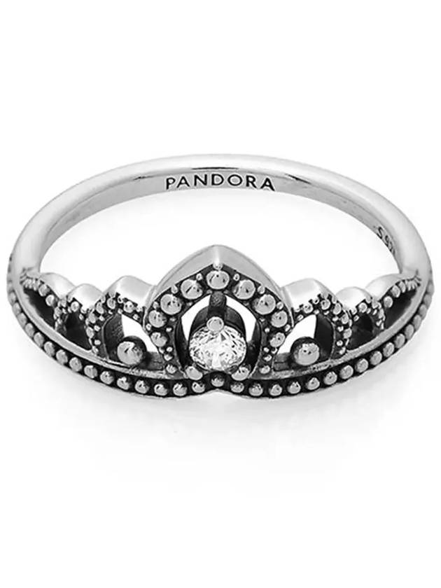 Regal Beaded Tiara Ring Silver - PANDORA - BALAAN 4