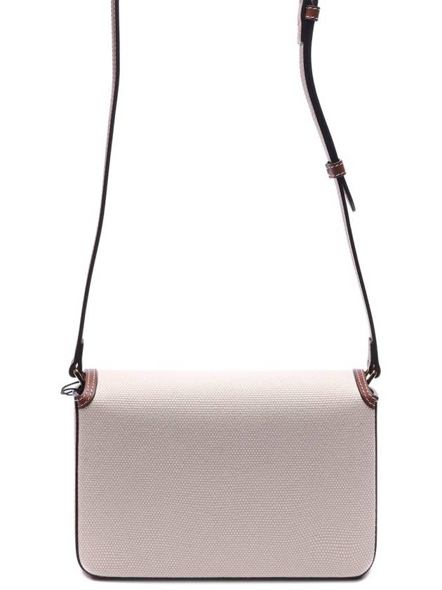 Buberry Mini Horseferry Print Canvas Leather Note Crossbody Bag Natural Tan - BURBERRY - BALAAN 5