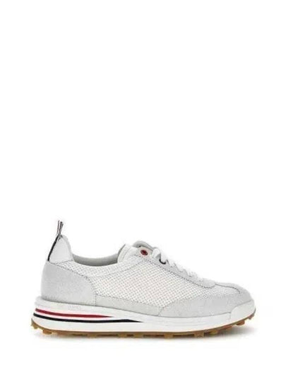 Thom Women Browne Nylon Tech Runner Low Top Sneakers Grey White - THOM BROWNE - BALAAN 2