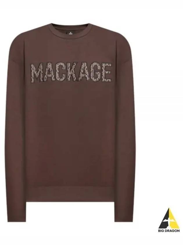 Mackage Logo Sweatshirt Brown MAX MG - MACKAGE - BALAAN 1