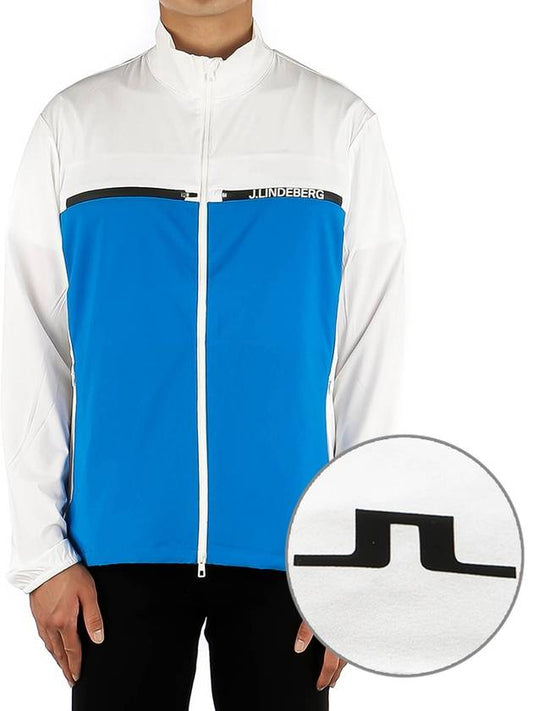 Men's Dean Performance Stretch Jacket Blue - J.LINDEBERG - BALAAN 2