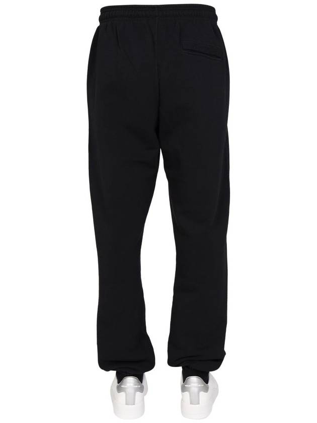 Cross Relaxed Drawstring Track Pants Black - MARCELO BURLON - BALAAN 5