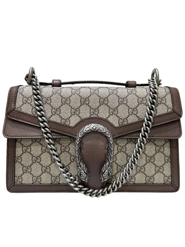 Women s 621512 Brown leather trim Dionysus top handle small shoulder bag - GUCCI - BALAAN 1