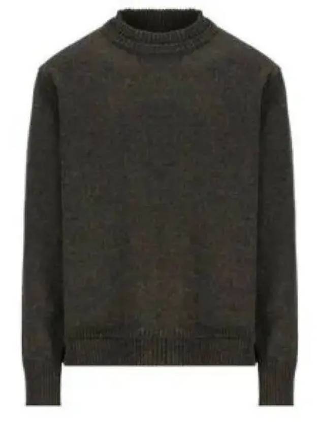 Back Stitch Elbow Patch Knit Top Charcoal - MAISON MARGIELA - BALAAN 2