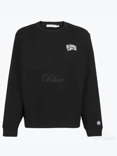 BC004 Black Small Arch Logo Sweatshirt - BILLIONAIRE BOYS CLUB - BALAAN 1