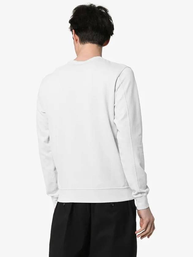 11Th Anniversary Lens Wappen Pocket Sweatshirt White - CP COMPANY - BALAAN 5