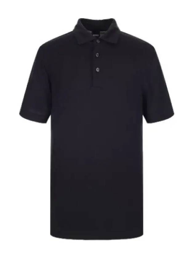 Boss Lyocell Polo Shirt Regular Fit Collar T - HUGO BOSS - BALAAN 1