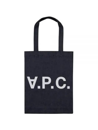 Laure logo denim tote bag blue - A.P.C. - BALAAN 2