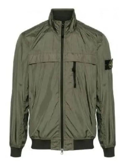 Compass Badge Pleated Windbreaker Khaki - STONE ISLAND - BALAAN 2