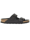 Arizona Brico Flow Sandals Triple Black - BIRKENSTOCK - BALAAN 1