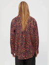 Men's Coco Floral Long Sleeve Shirt Red M1202CF - OUR LEGACY - BALAAN 3