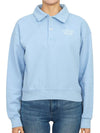 Print Cotton Long Sleeve PK Shirt Blue - SPORTY & RICH - BALAAN 2