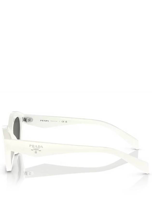 Eyewear Logo Sunglasses White - PRADA - BALAAN 4